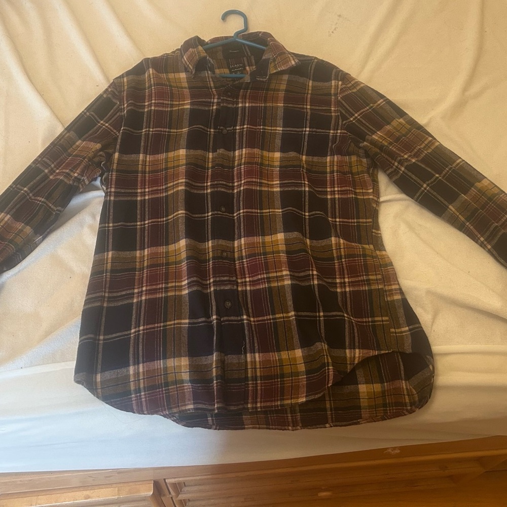 J. Crew Multicolor Plaid Button Down Shirt